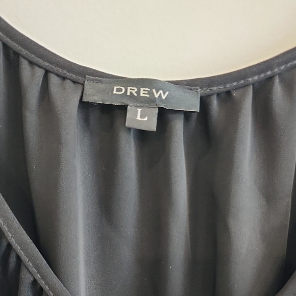 DREW Elegant Black Jumpsuit, Size L - Picture 5 of 5